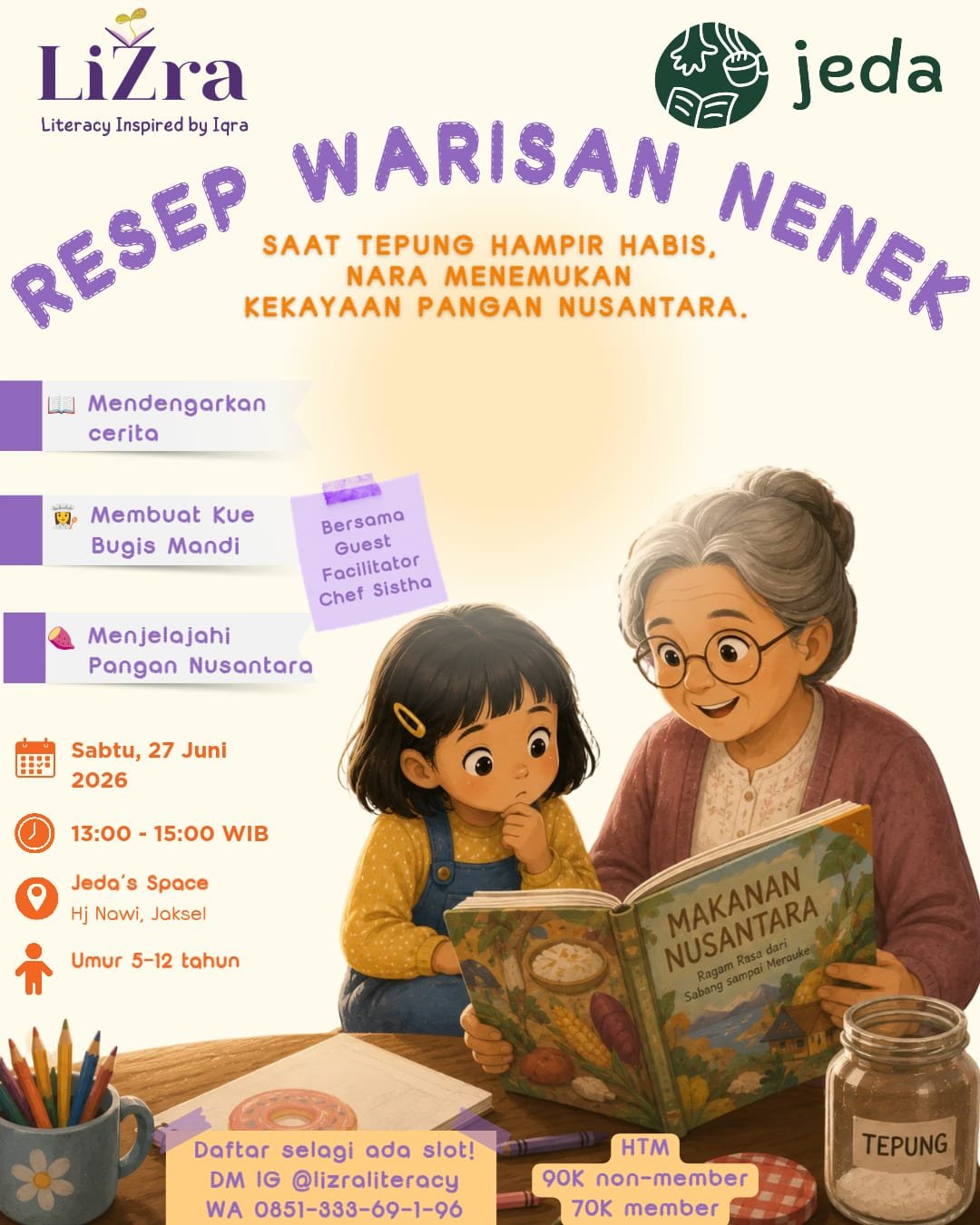 LiZra Onsite Event - Resep Warisan Nenek